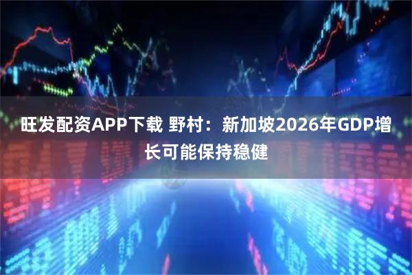 旺发配资APP下载 野村:新加坡2026年GDP增长可能保持稳健