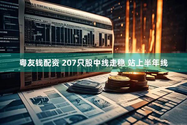 粤友钱配资 207只股中线走稳 站上半年线